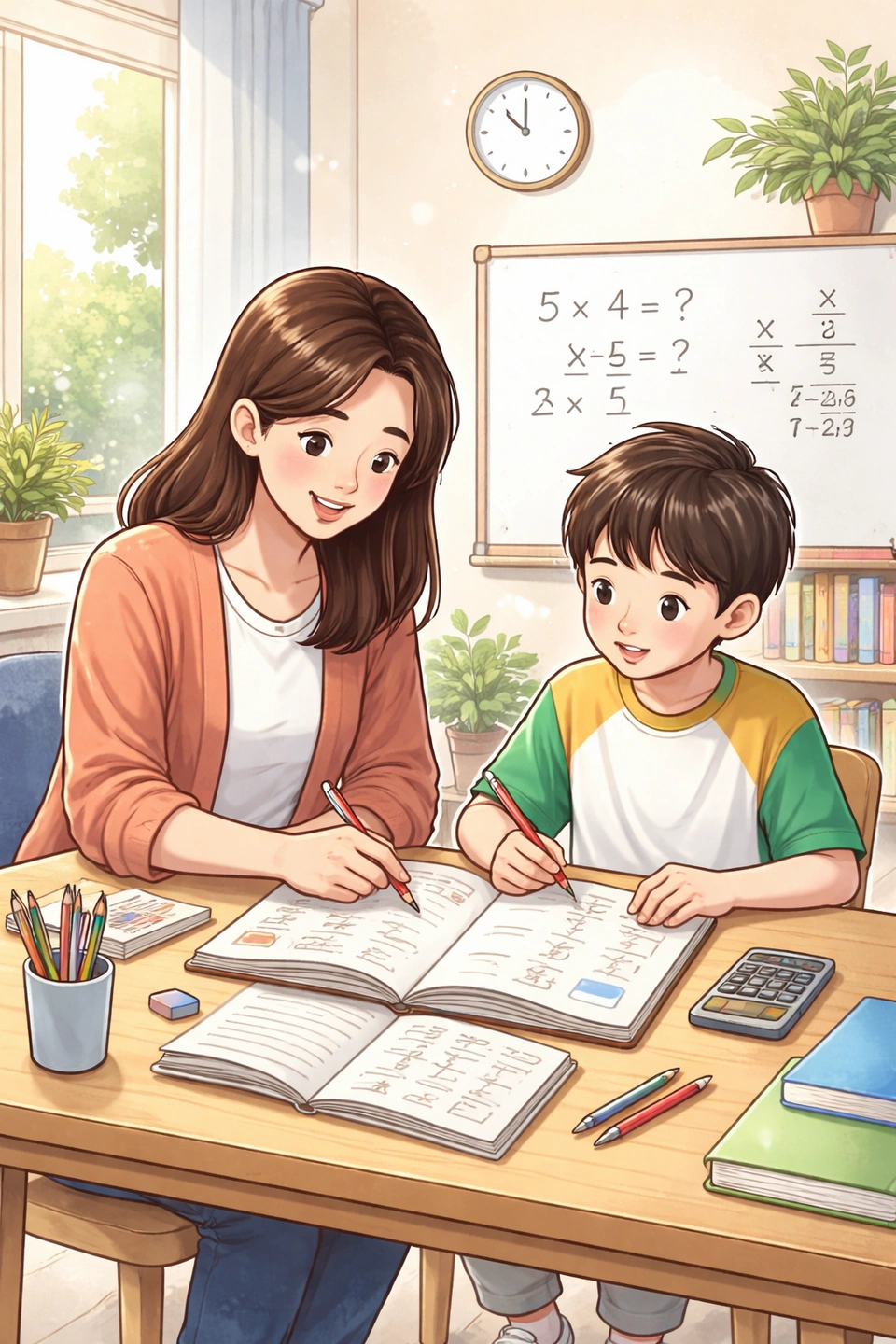 초등 5학년 수학, 틀린 문제 차분히 설명해 주실 분