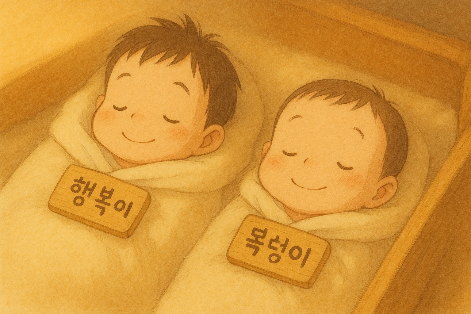 쌍둥이(남아) 4개월 아기 돌봄 공고 썸네일