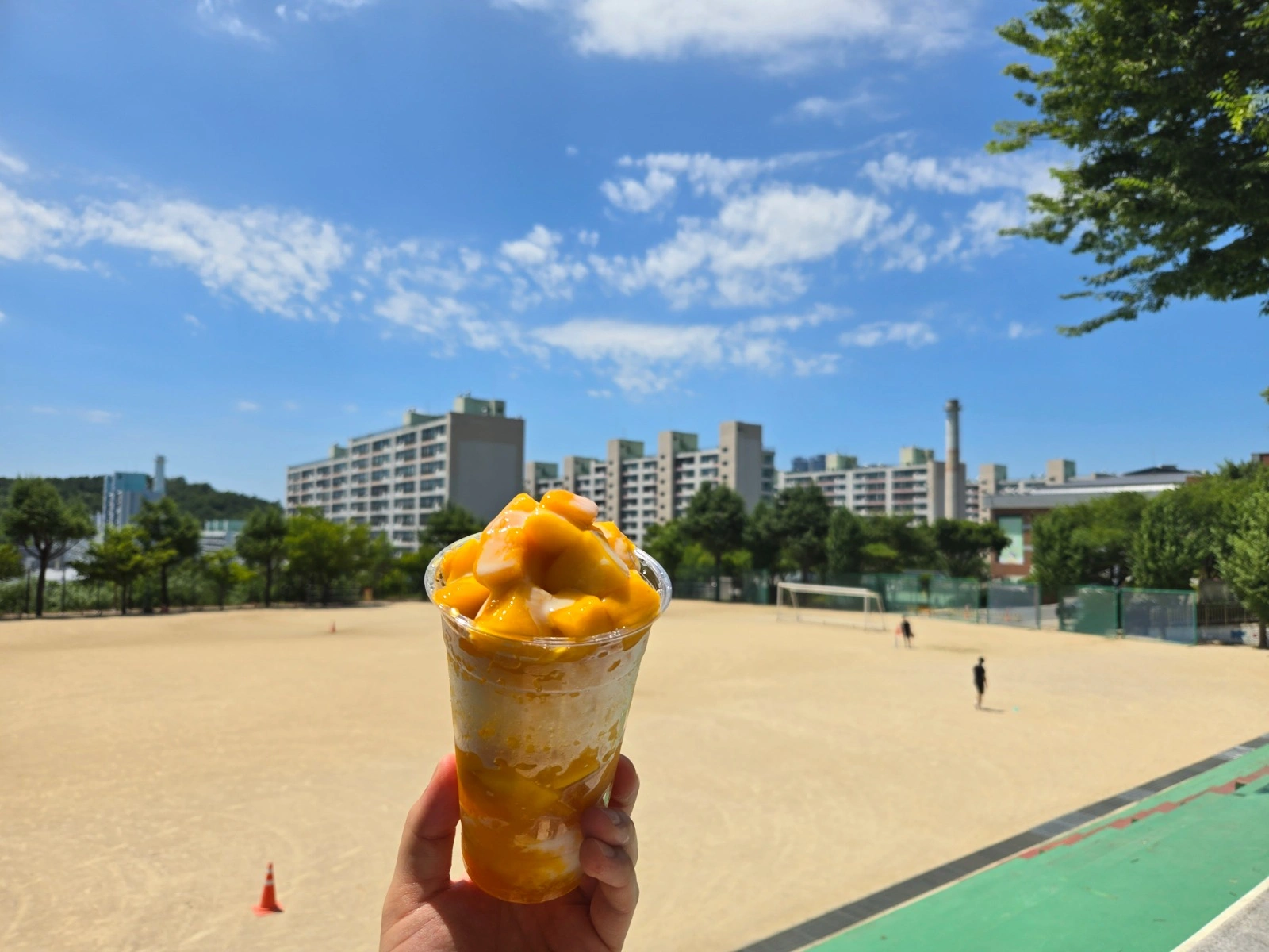 푸드트럭 컵빙수 보조