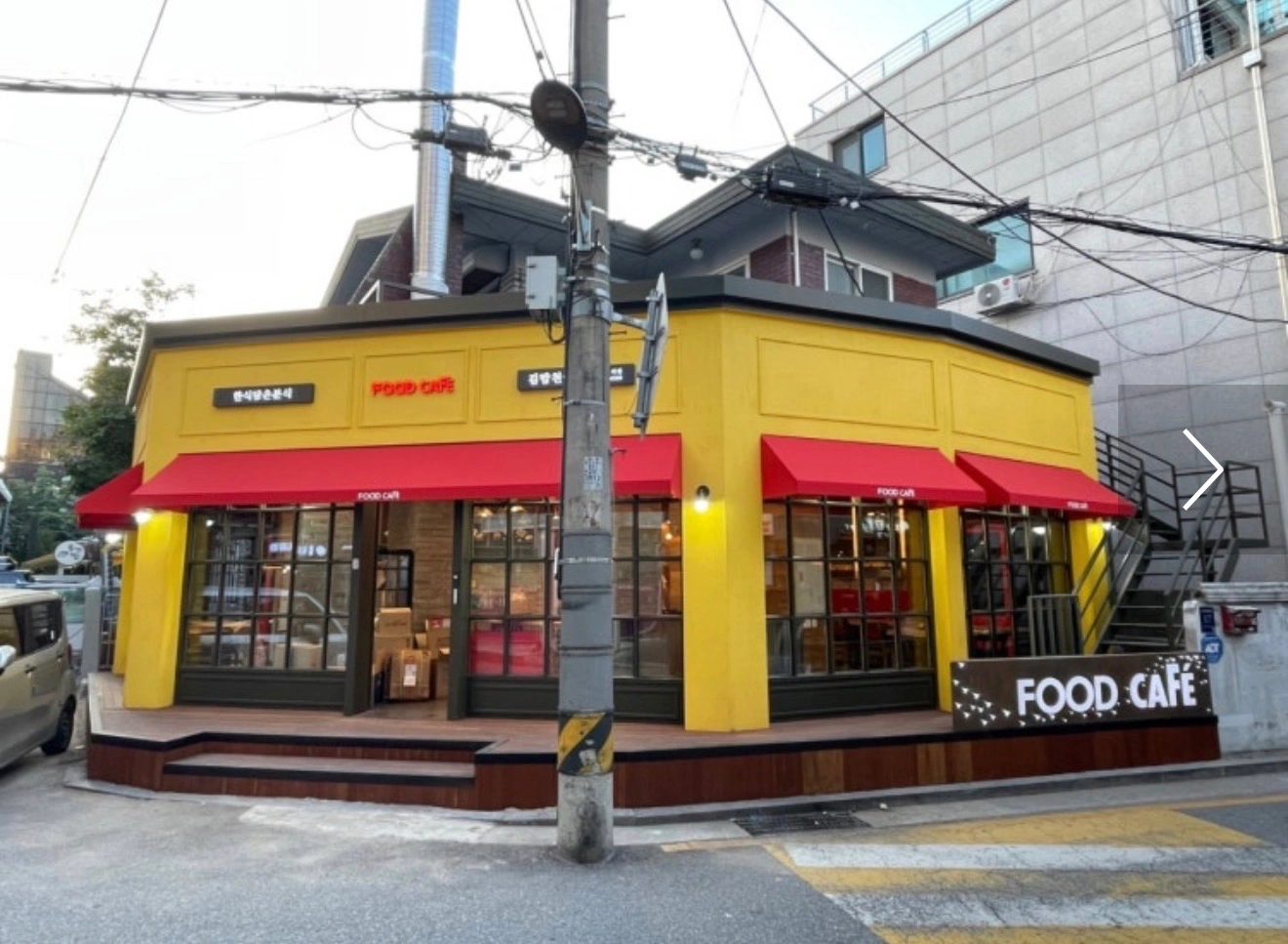푸드카페 단기 점심홀서빙
