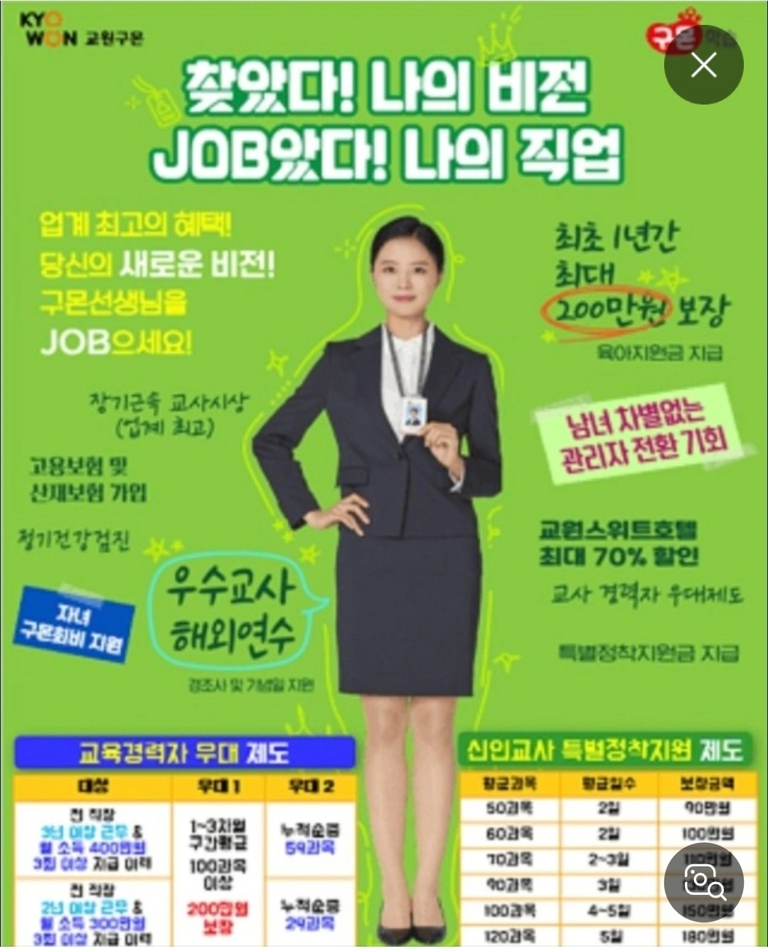 구몬교사모집/초보,주부 환영/3,5일근무가능/수정구관리