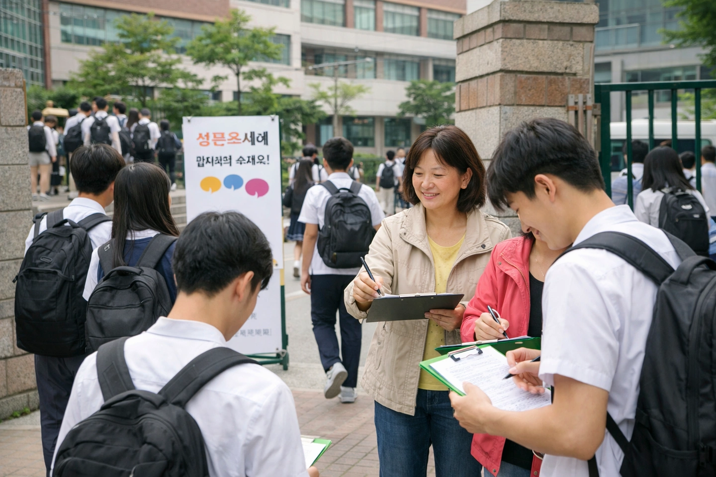 짧게 일하고 바로 퇴근! 학교앞 홍보 알바