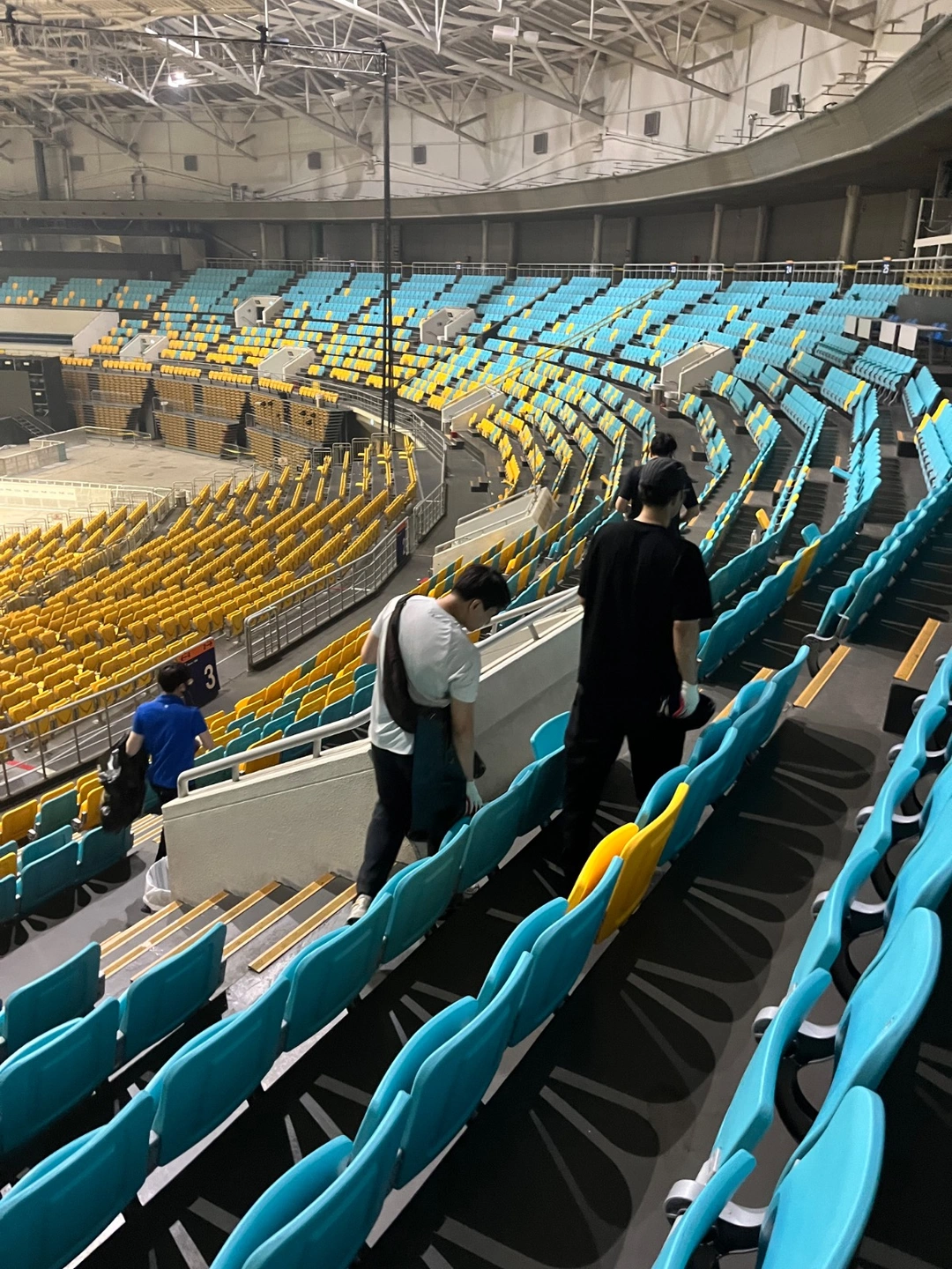 올림픽공원 행사장 청소