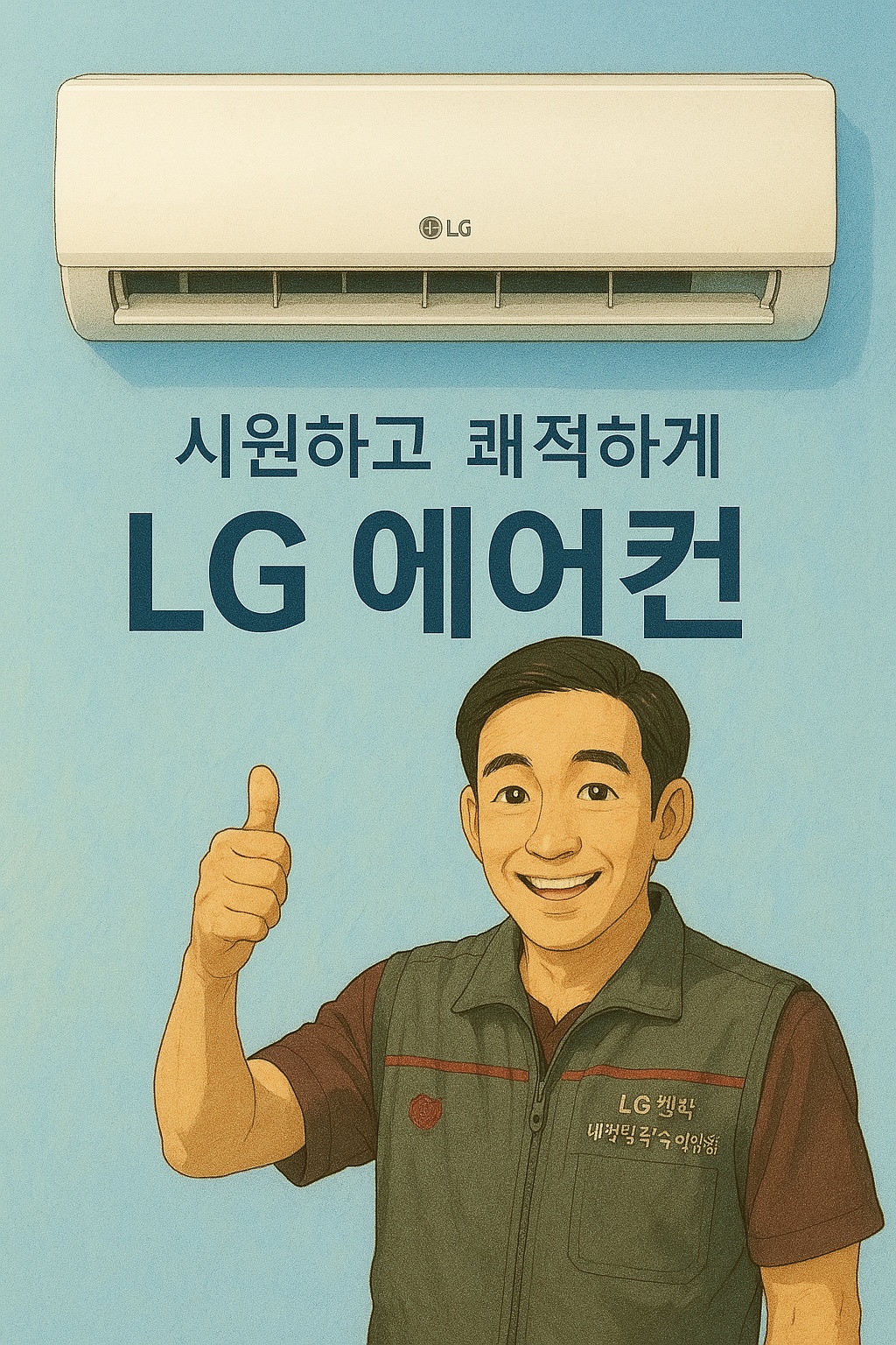 LG 가정용 에어컨 설치 보조업무 1~3개월 공고 썸네일