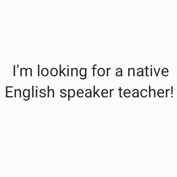 원어민 선생님(native-speaking)구인 합니다 공고 썸네일