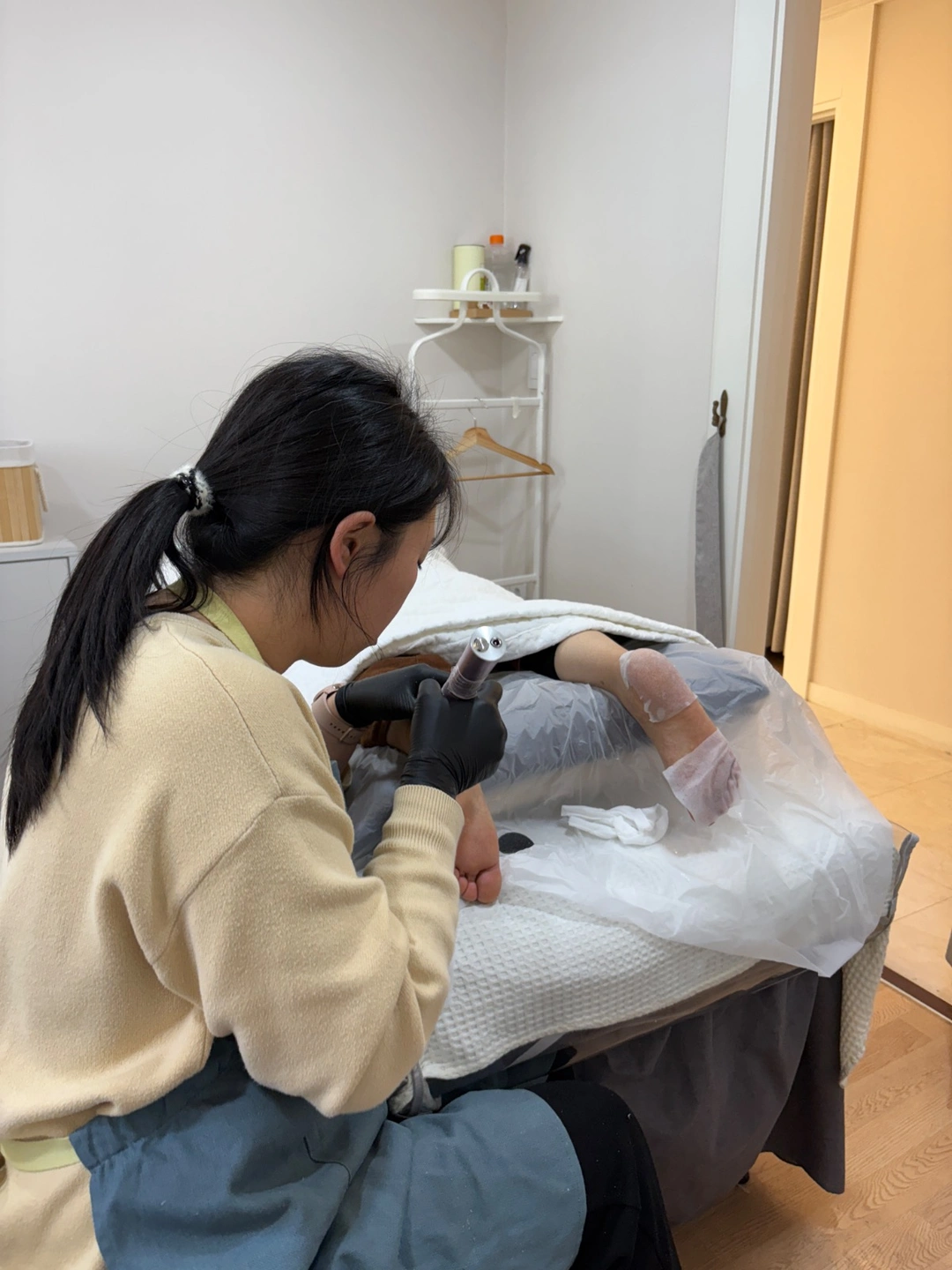 발각질관리 수강모델알바