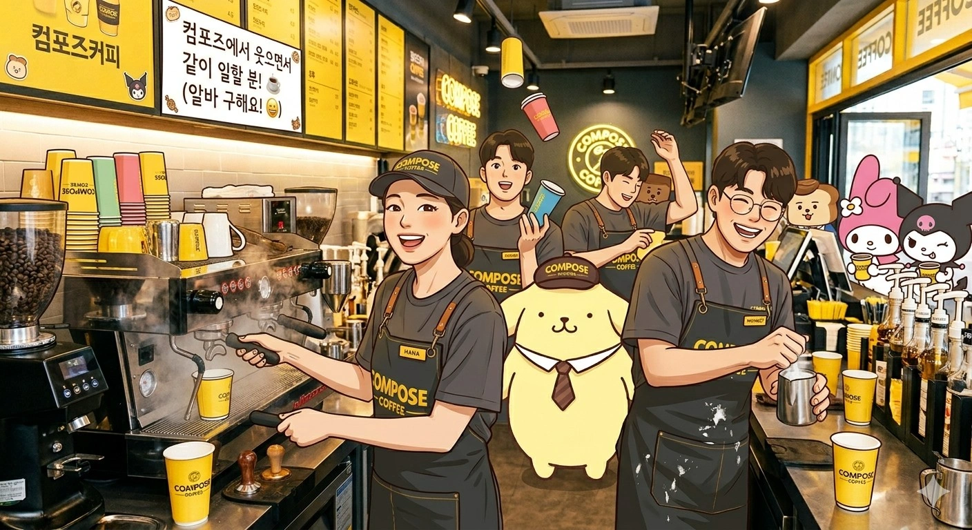 컴포즈 미들구함
