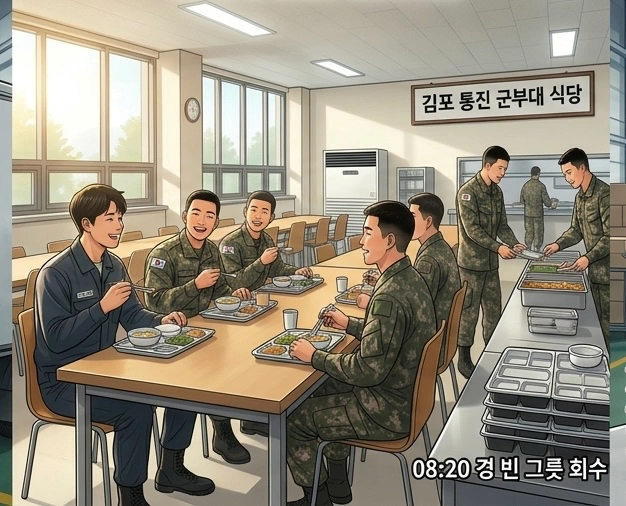 군인 식사 배송 주5일 식사제공해드려요