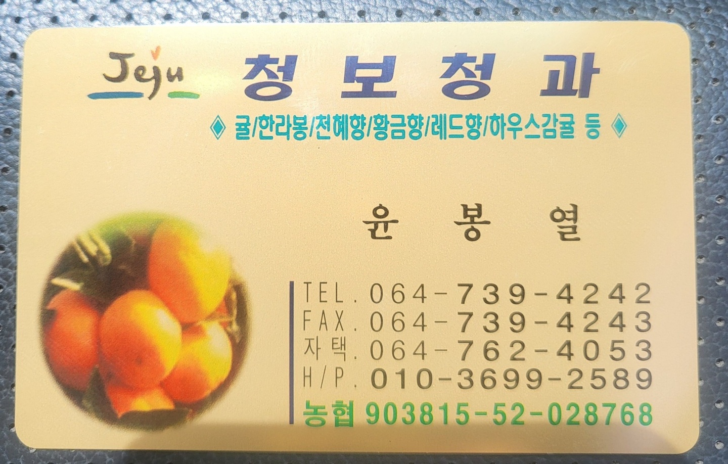 강정동 청보청과 아르바이트 장소