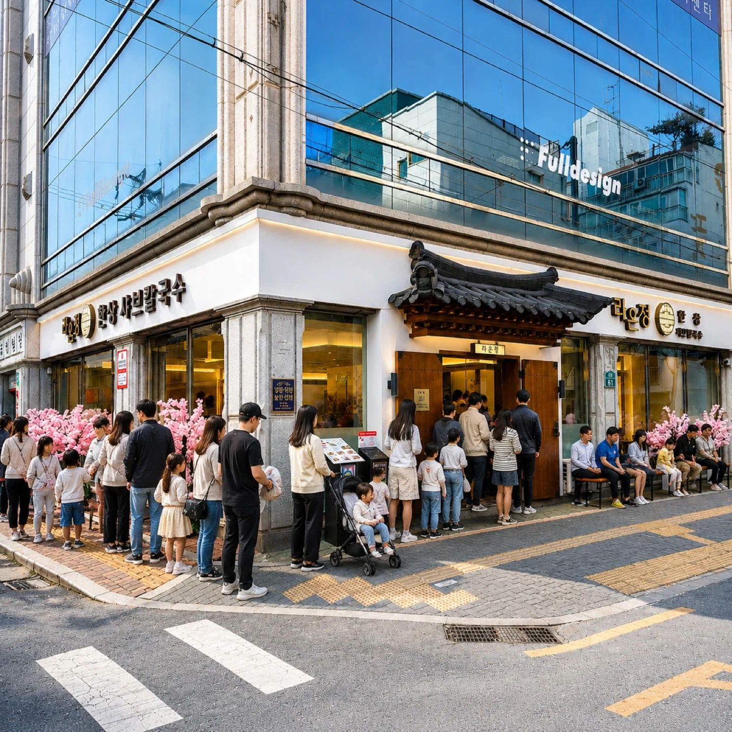 라온정 한상 샤브칼국수 홀 사원 채용 공고