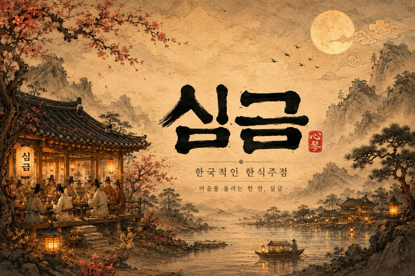 압구정로데오 한식주점 심금 홀 매니저 급여 320만원