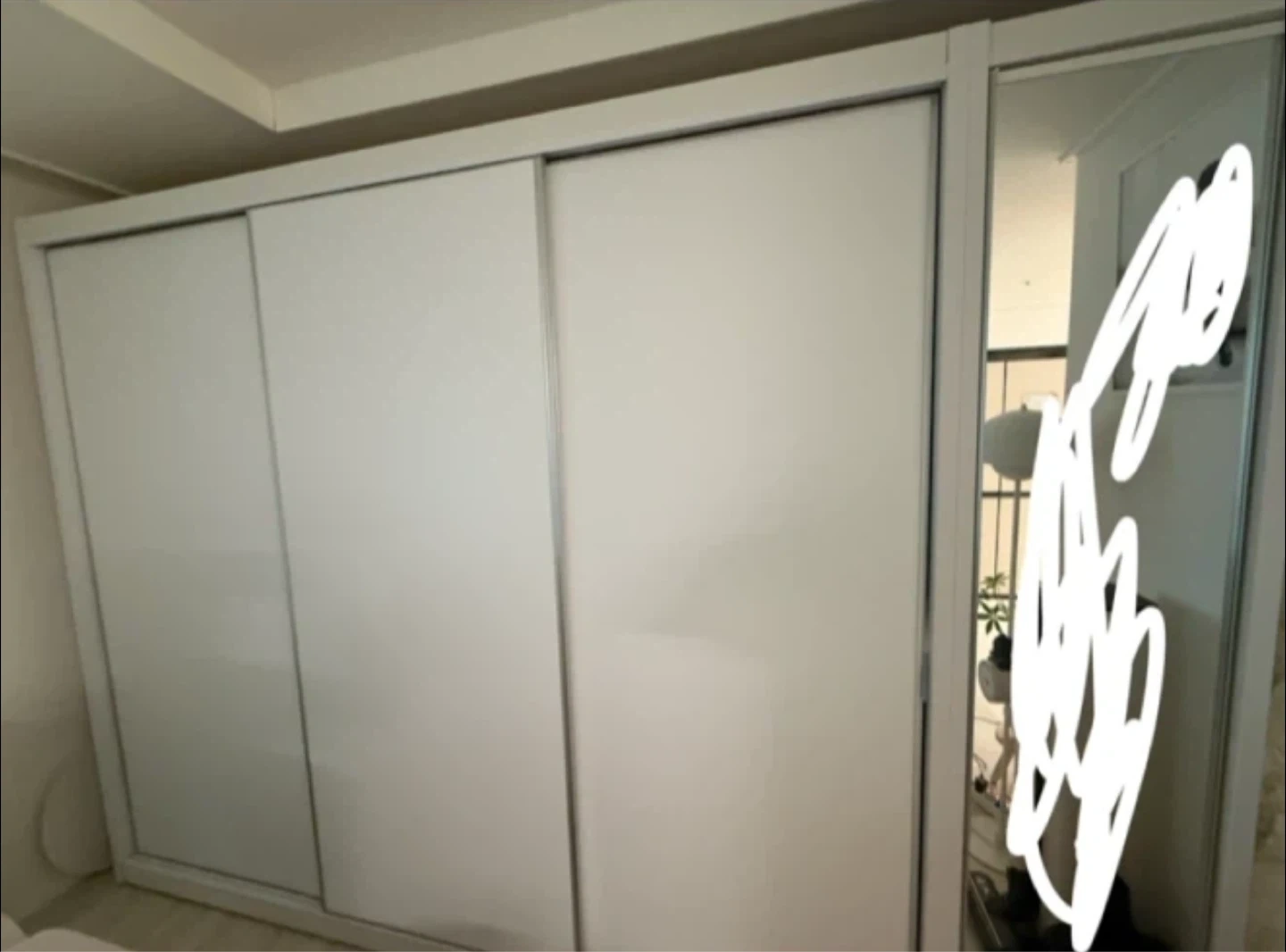 슬라이딩 옷장 2400 가구조립