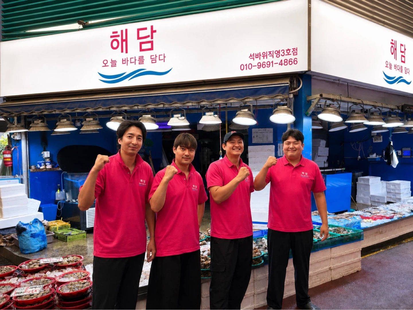 A수산물 가게 스태프 모집A 해담 석바위직영점