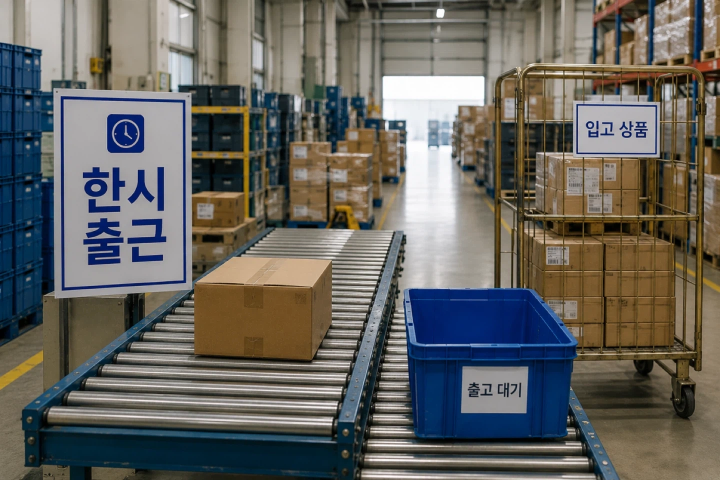 오늘 오후 1시출근 / 반품재포장 바코드교체등