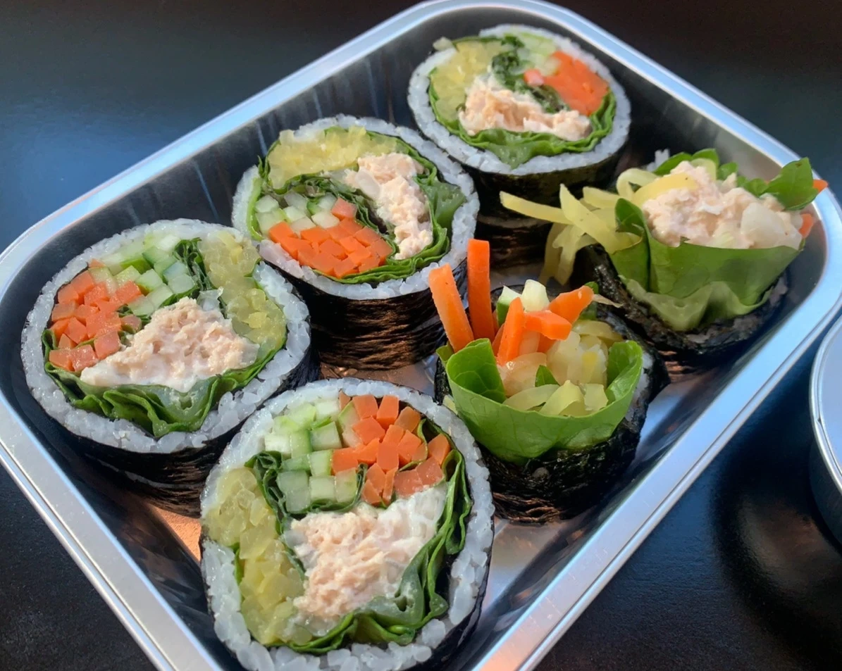 김밥포장 재료손질