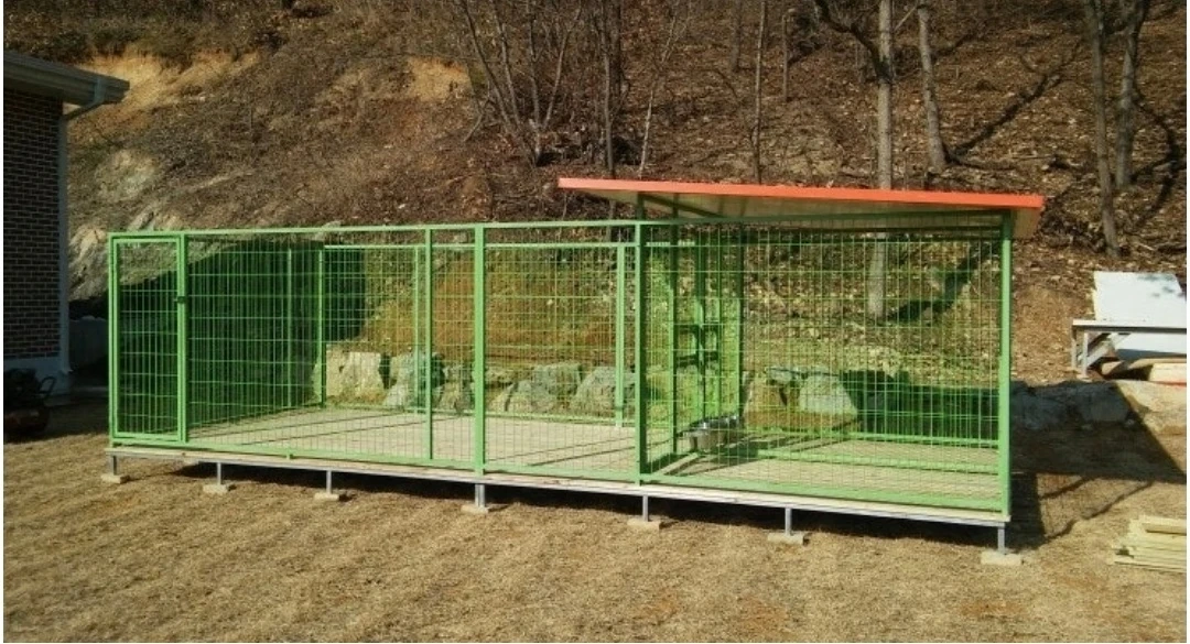대형견 야외 견사 제작해주실 분 찾습니다.