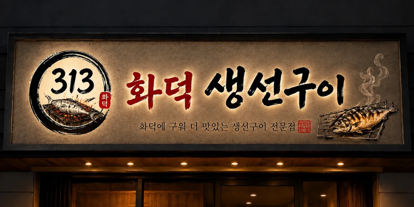 313화덕생선구이에서 홀서빙 정직원 두분 모십