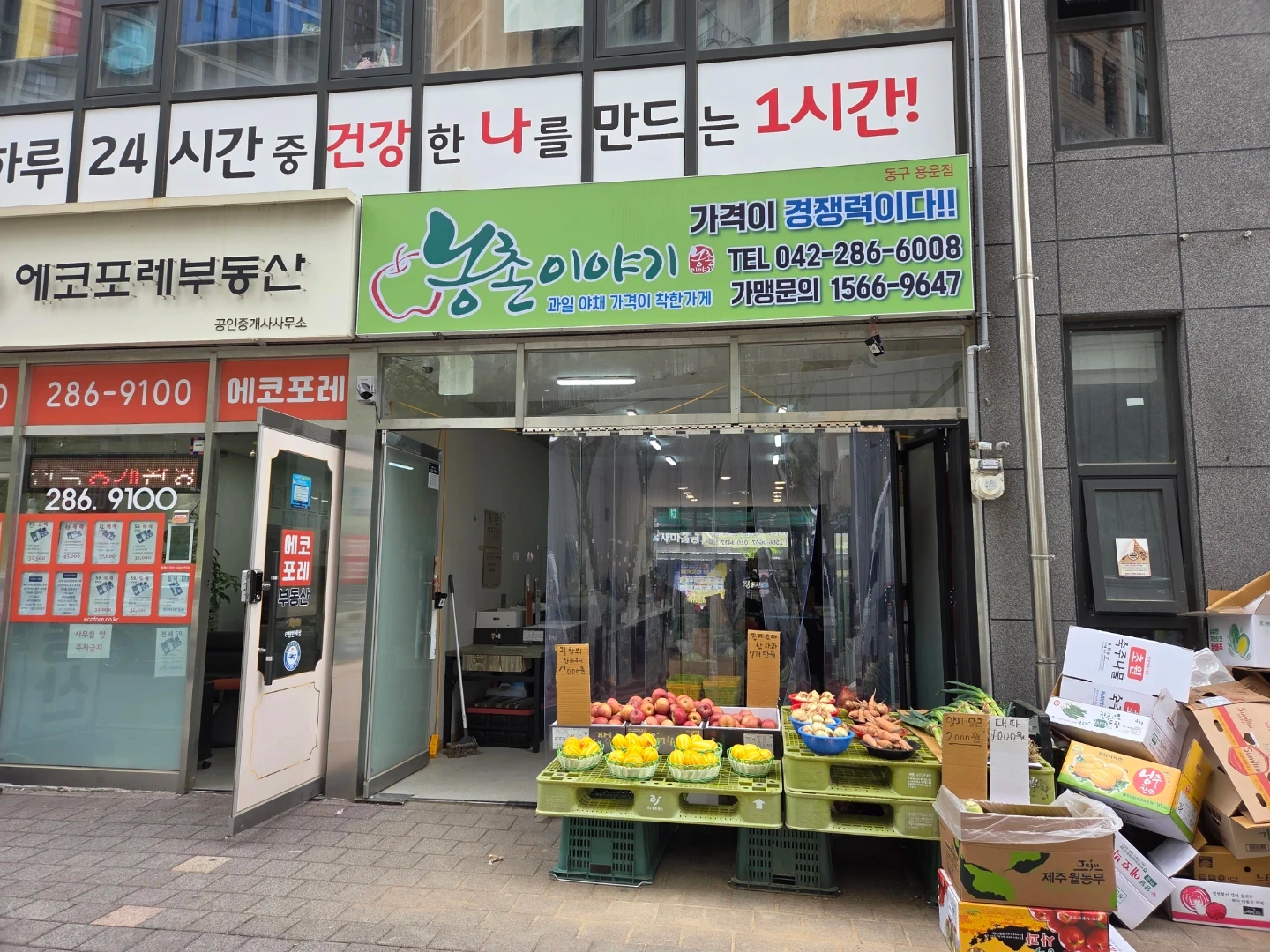 야채/과일 매장관리/판매