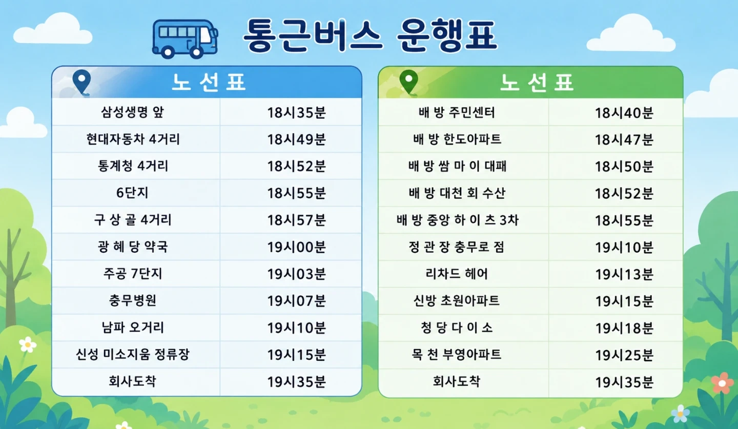 야간고정/주5일/특근없음/단순포장/월360만/통근운행