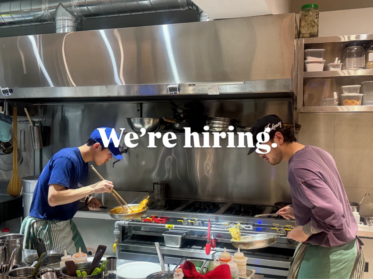 대전 생면파스타 바 카키스클럽에서 정직원 모집합니다
