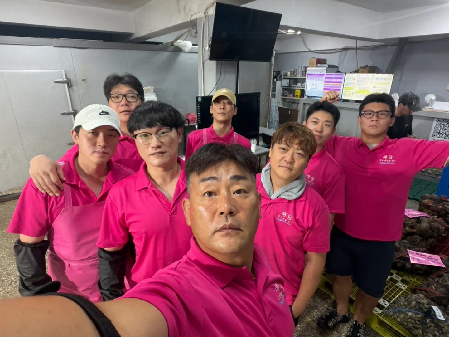 V수산물 가게 스태프 모집V 해담 화서시장점