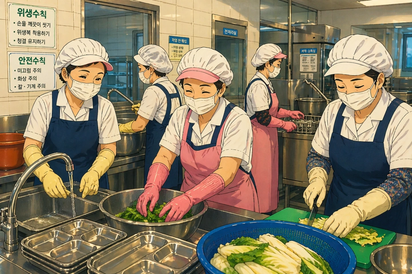 직원식당 정규 조리원 급구