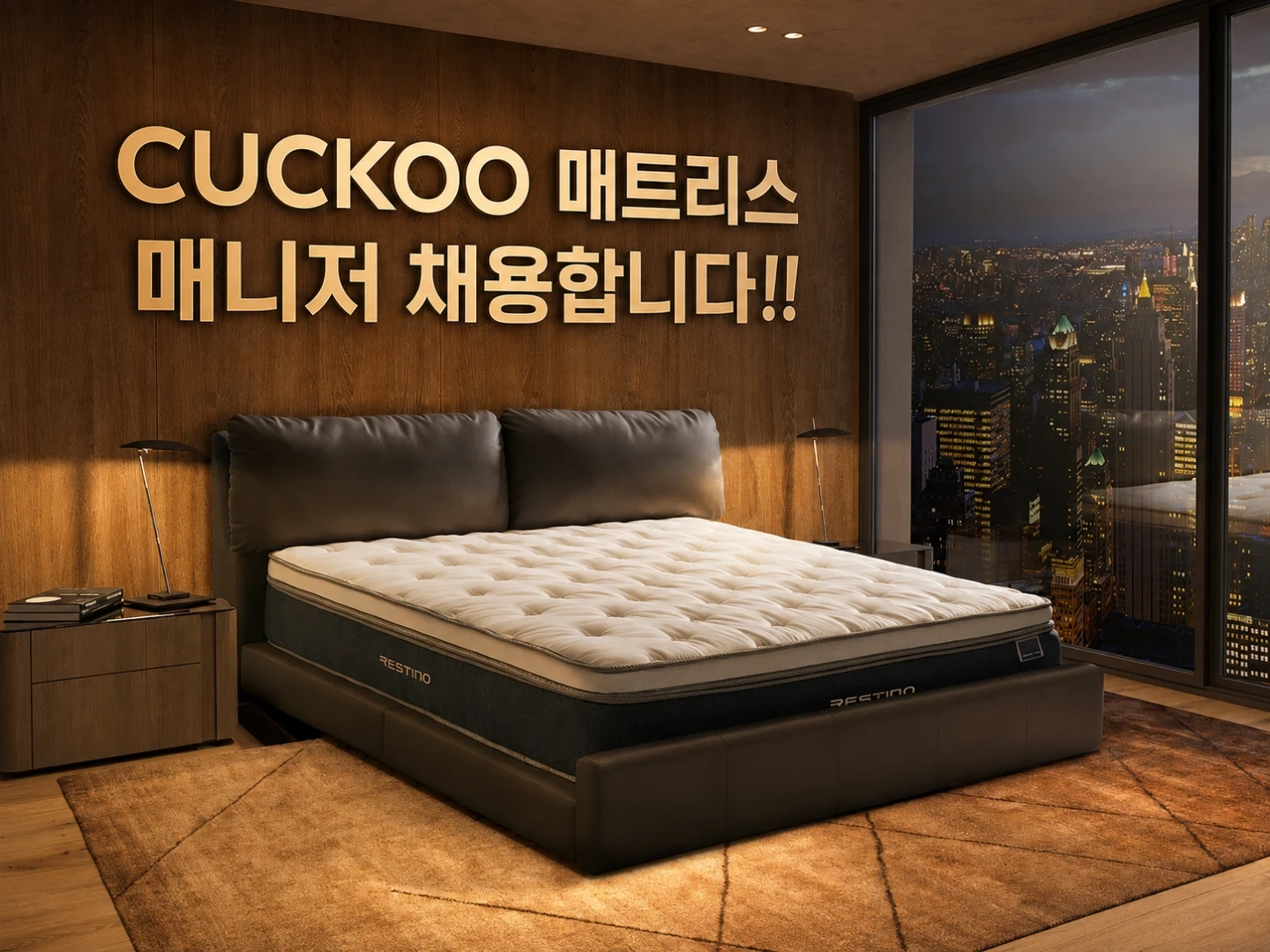 쿠쿠 매트리스 케어 매니저 채용! 3명