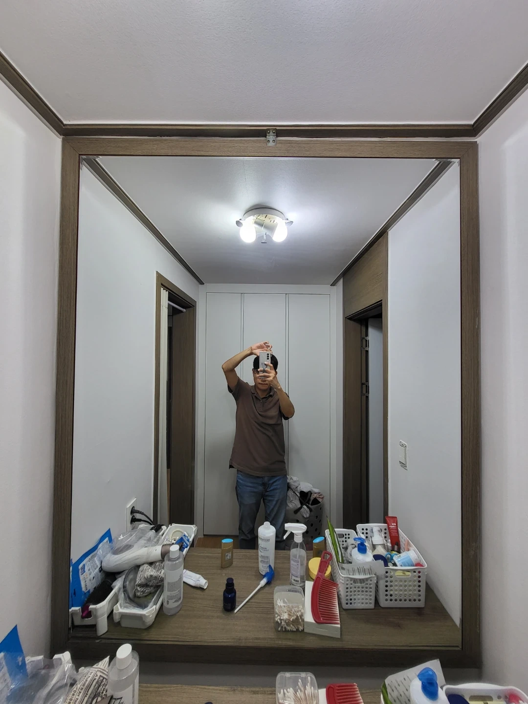 벽 거울 철거