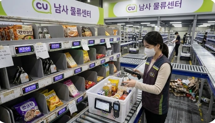 <당일알바> CU물류센터/11만원