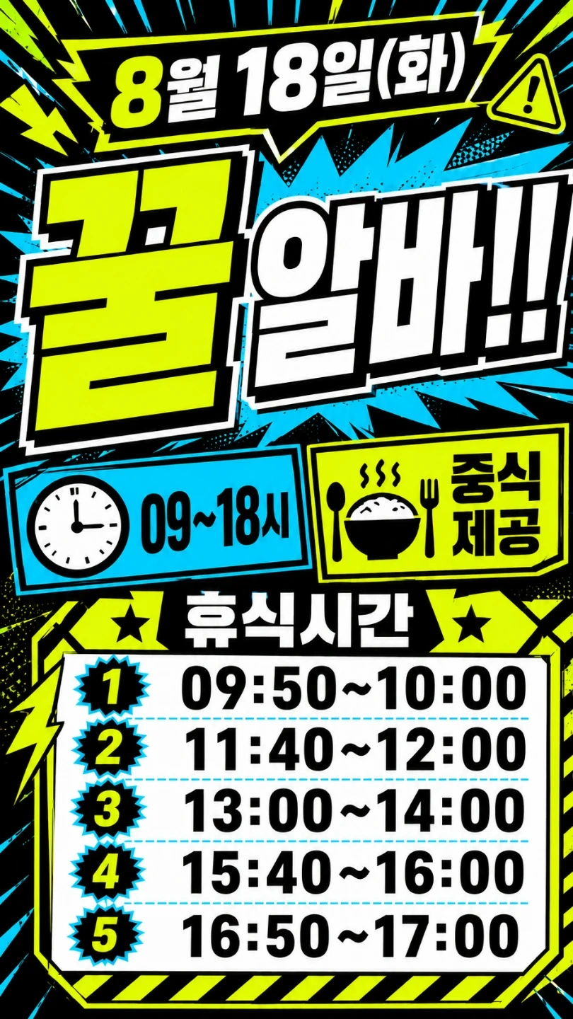 급구!(당일지급)내일(화)출근!쉬운업무꿀알바!자차출근