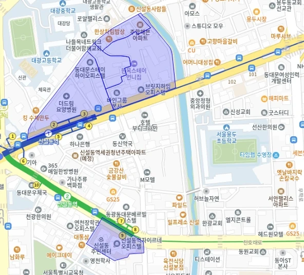 택배배송하실 분 구해요(용두신설,제기)