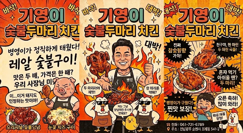 기영이 숯불두마리치킨 순천조례점 함께하실분