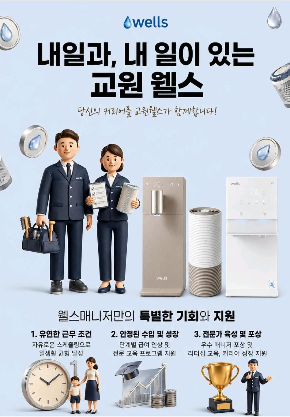 교원 웰스정수기 최혜정입니다
