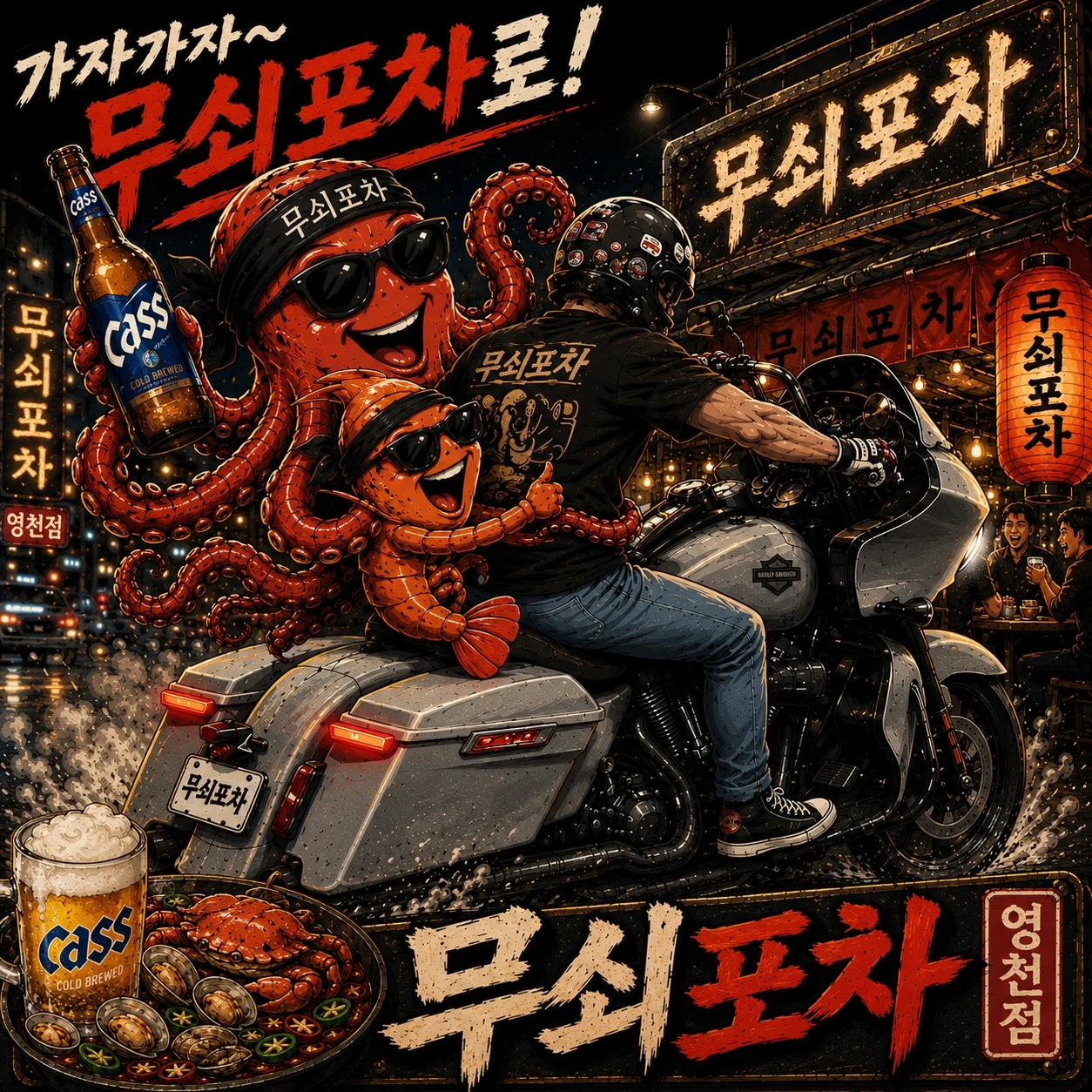 무쇠포차 홀서빙구합니다.