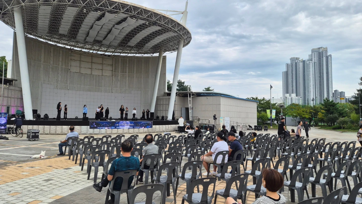 평택 해군아파트행사용 의자설치