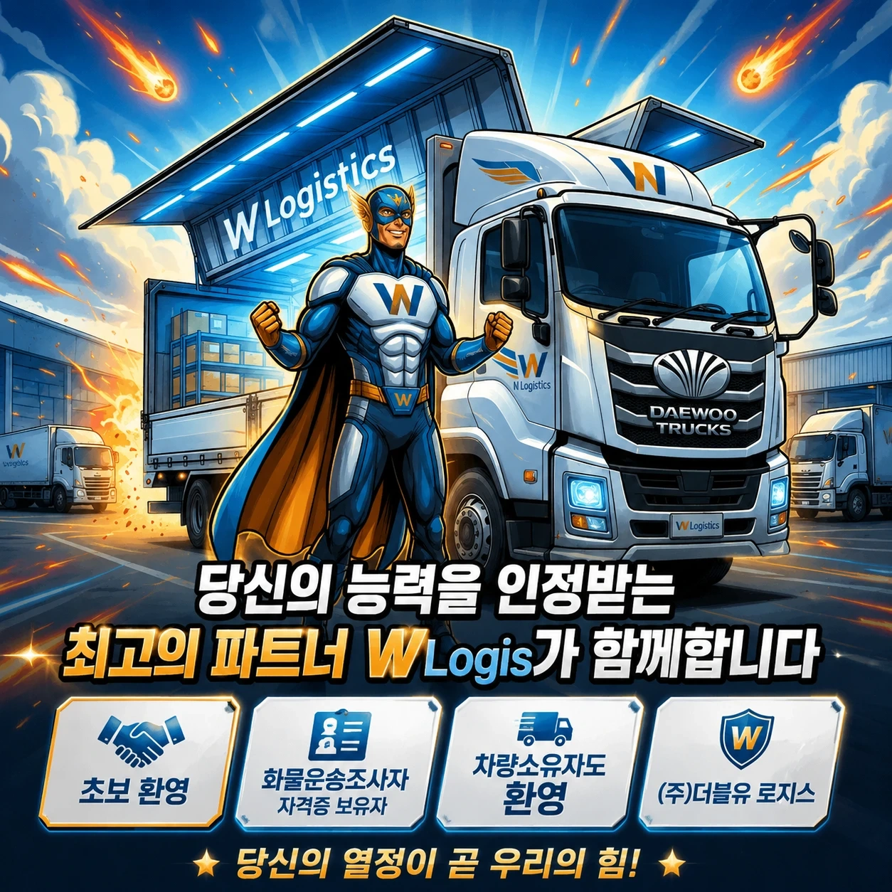 젊은층~ 노년층. 5톤이상 운전만!해주실 분