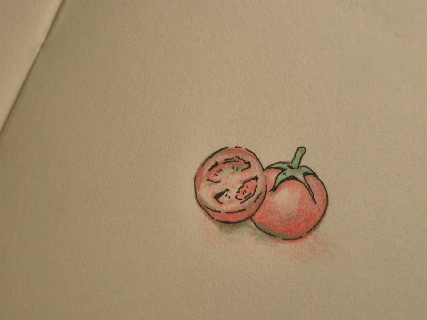 엽서에 과일 그림 그려주실 분