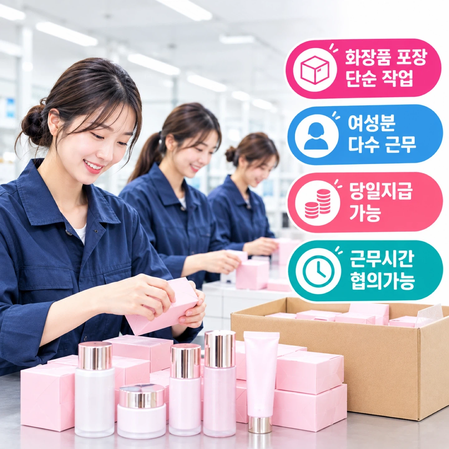 당일지급 좌식 포장