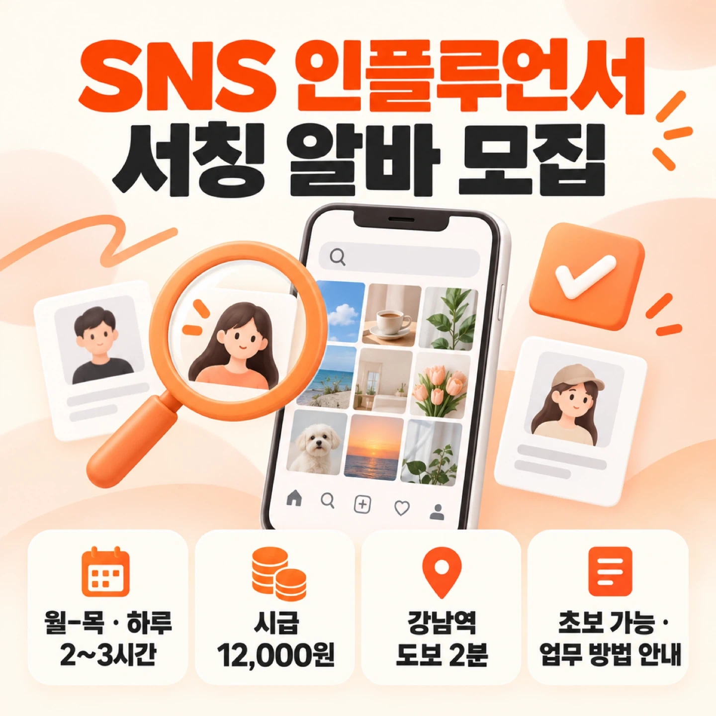 sns 인플루언서 (국내 및 해외) 서칭