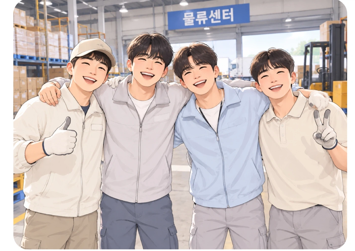 햄버거물류센터 신선,상온출근 당일지급