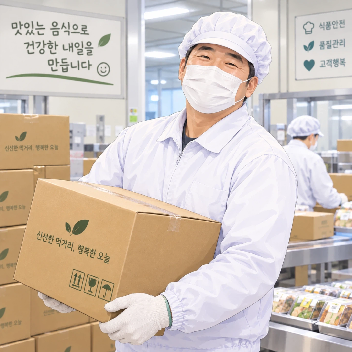 샌드위치햄버거 제조회사 물류 사원모집
