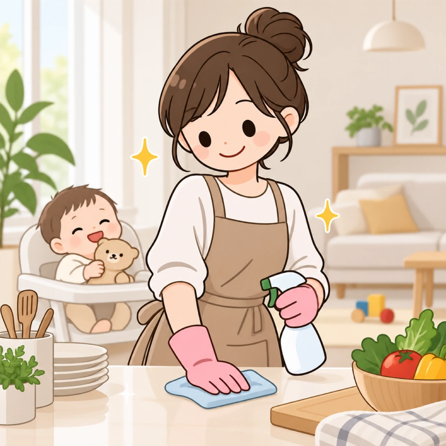 단기 가사도우미 구함(9/15~18, 시급2만원)