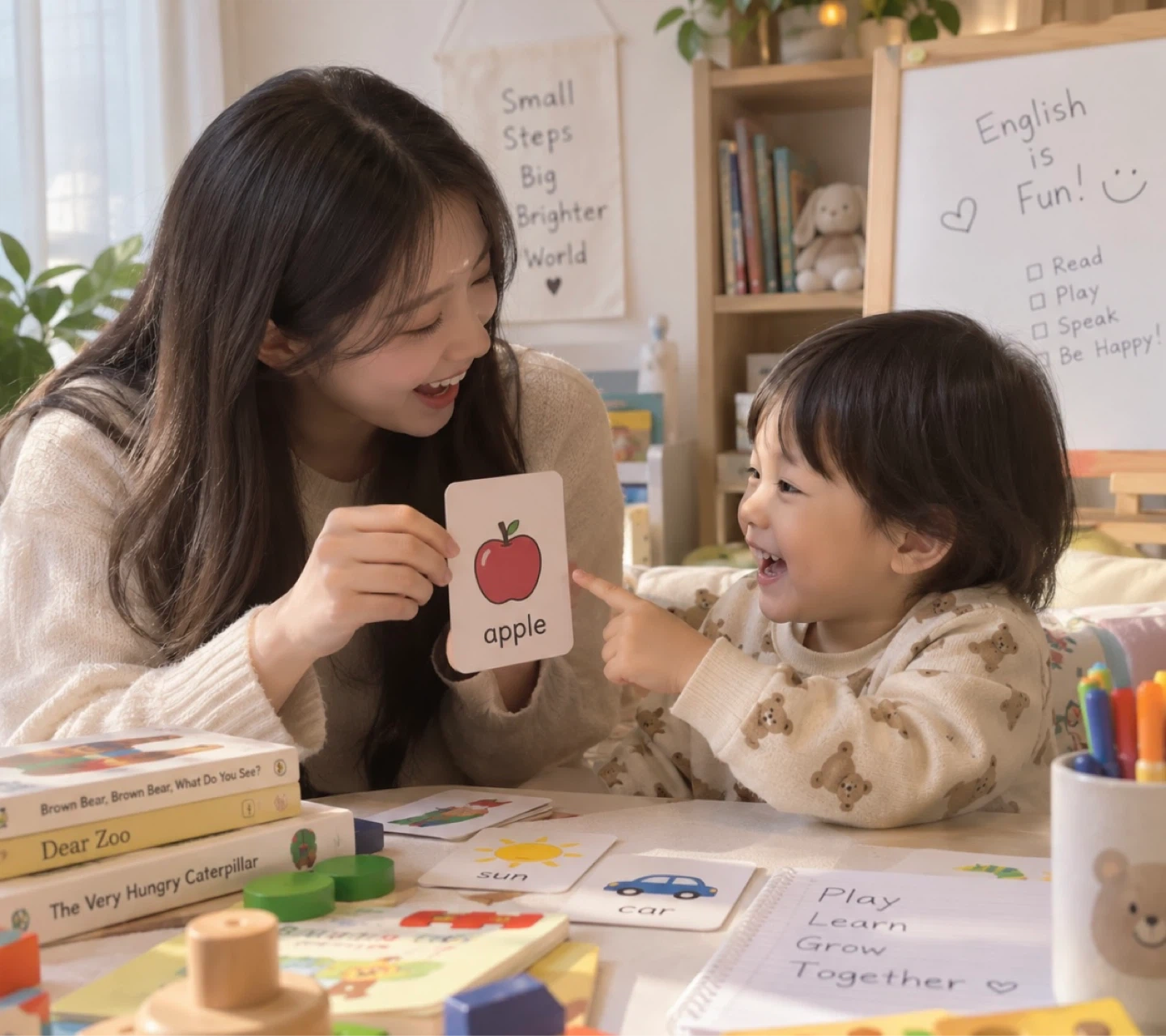 주 5일 정기적으로 4살 아이와 영어노출 해주실 분