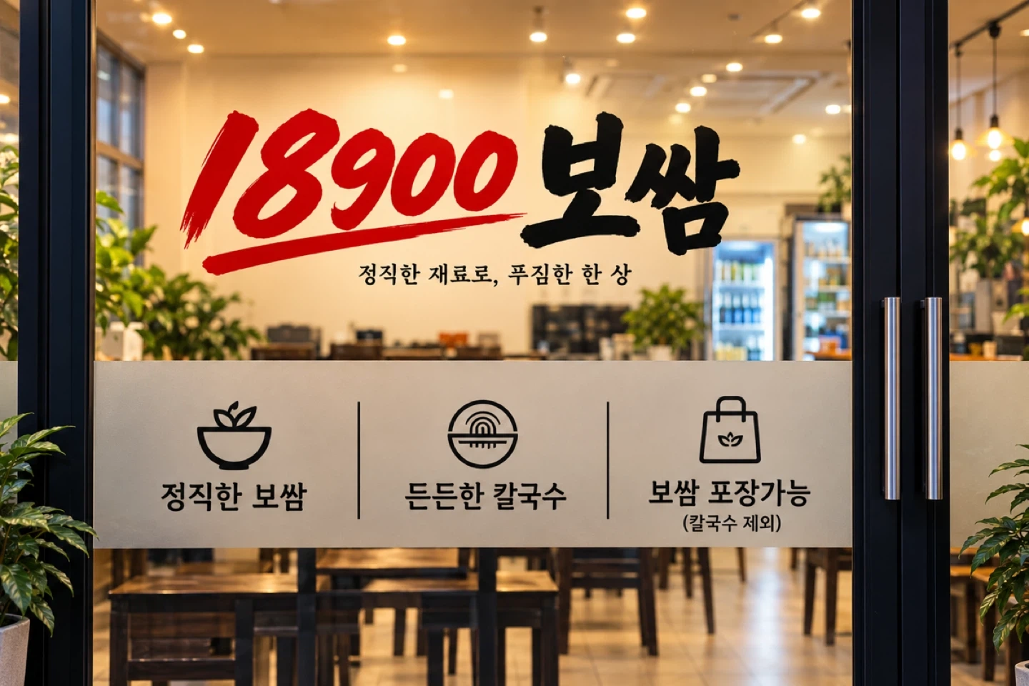 구미역 후문 (칼국수 보쌈) 주방, 홀서빙 정직원