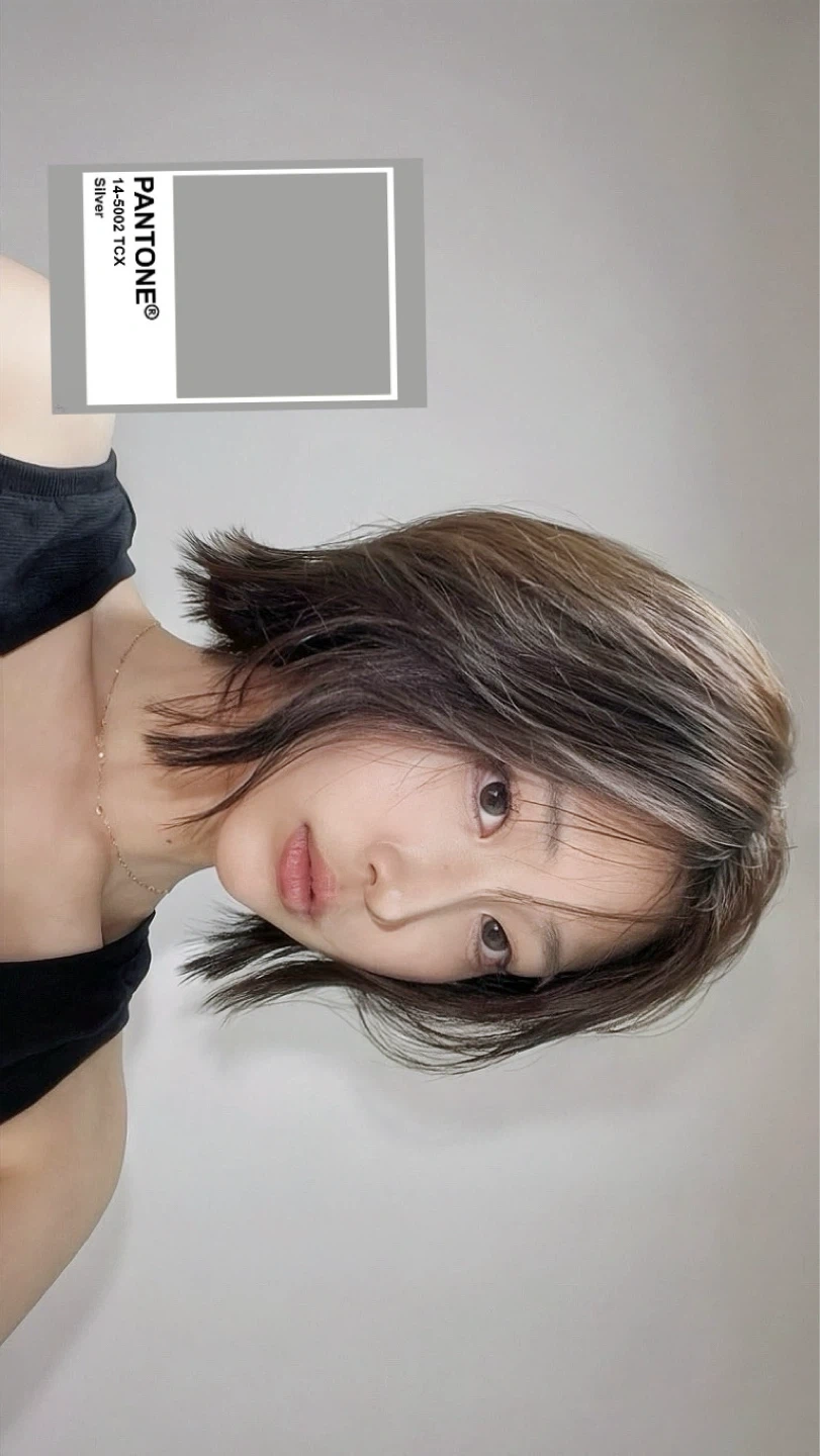 단발펌/염색 헤어모델 구해요