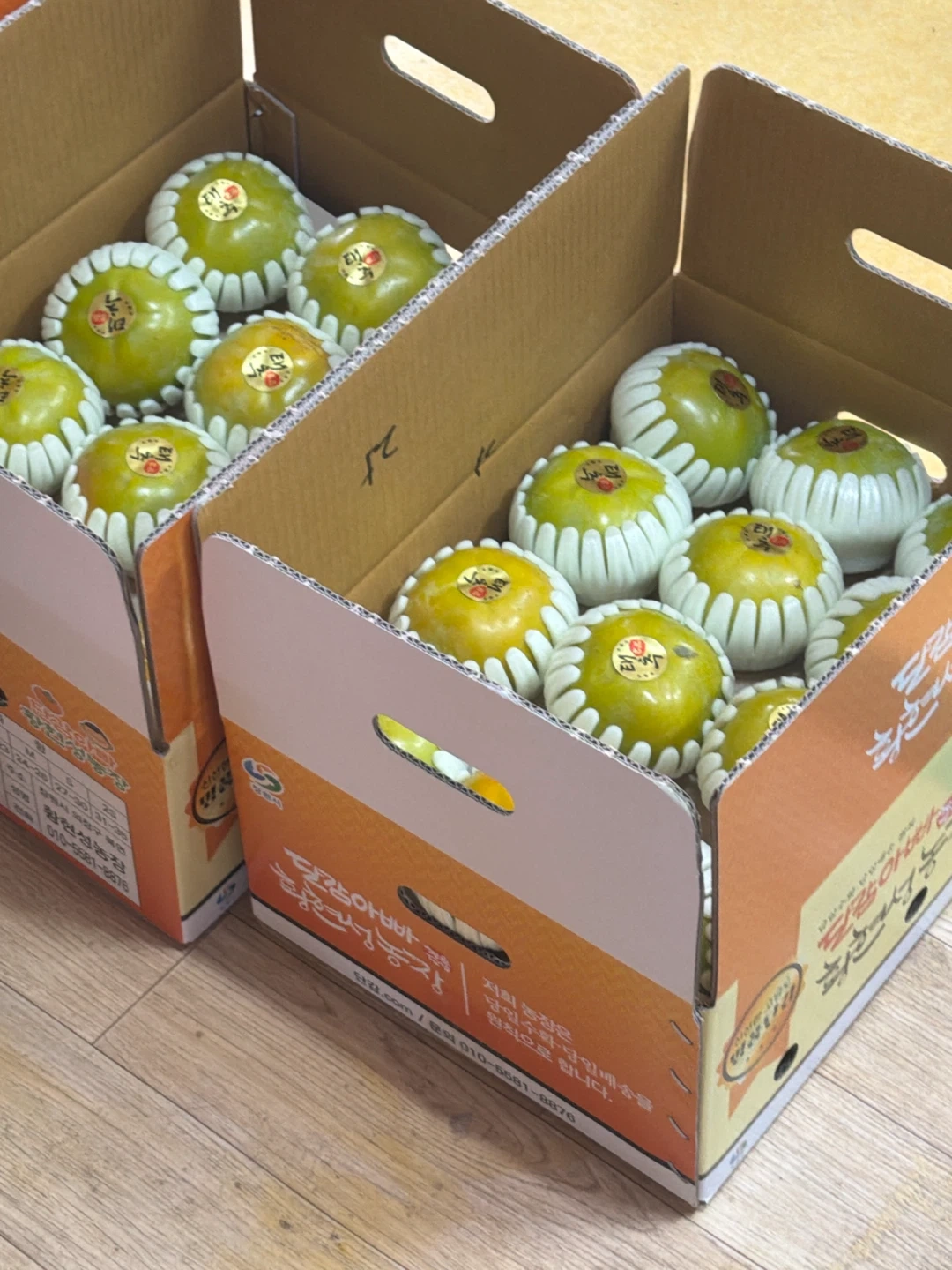 대추단감 포장