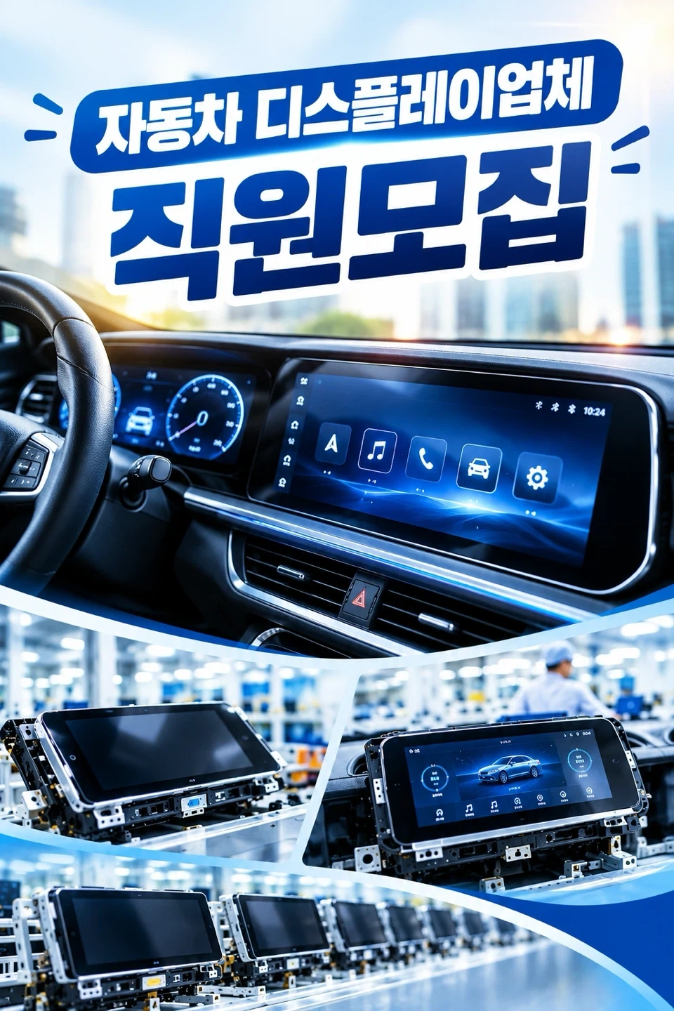 자동차 디스플레이 제조업체 구인