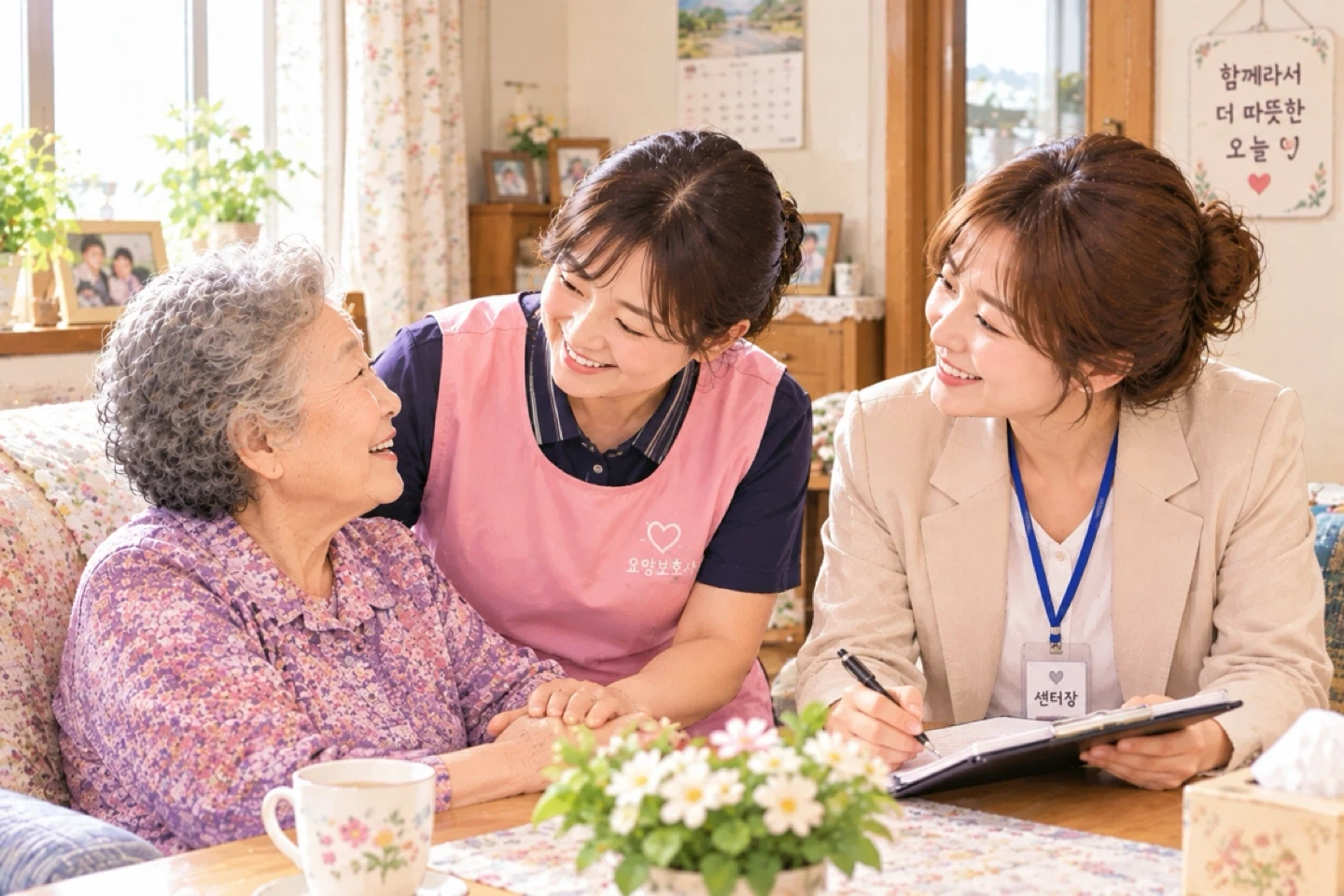 월계 극동아파트 할머니 어르신 월,수,금 9시~12시