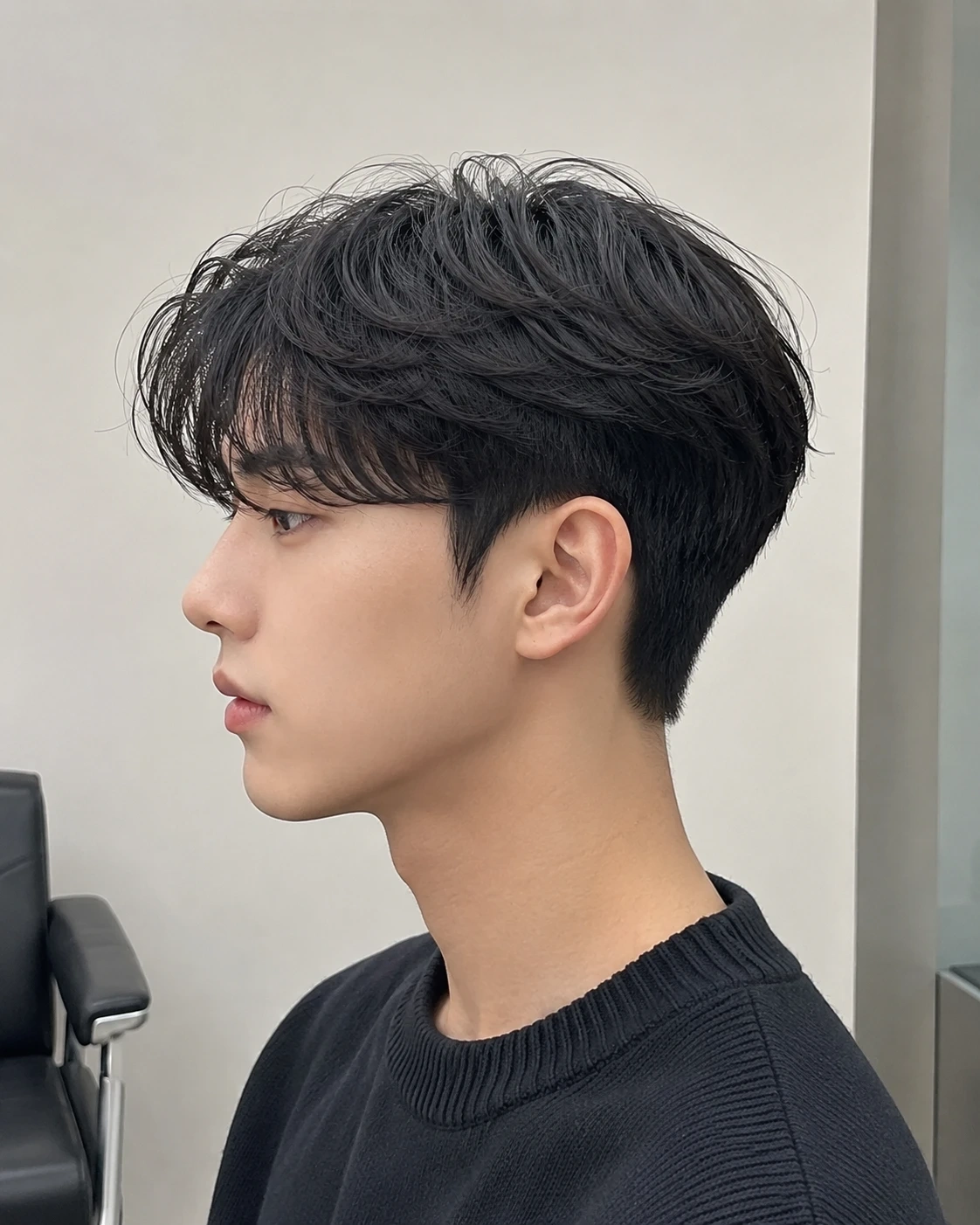 맨즈 펌 모델