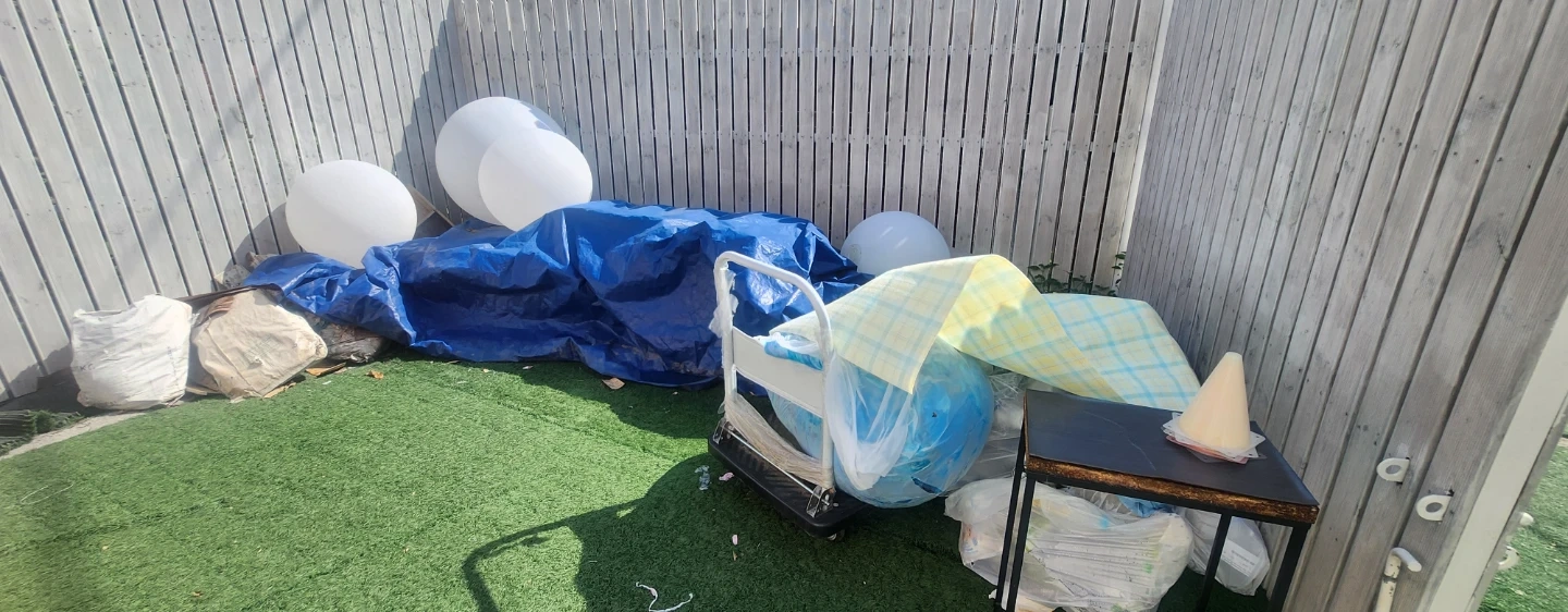 사진에 보이는 폐기물 전체 수거해서 가져가 주실 분
